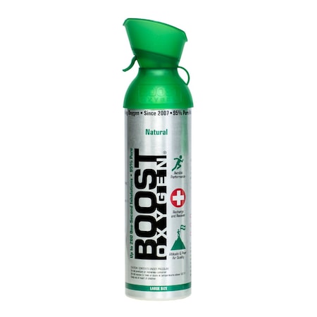 Boost Oxygen Portable 95% Pure Supplemental Oxygen, 10L, Peppermint 702